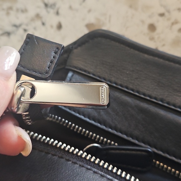Coach Black Leather Bag - Picture 15 of 16